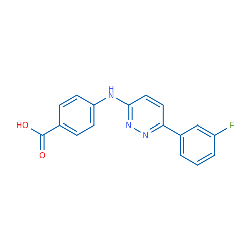 4-((6-(3-Fluorophenyl)pyridazin-3-yl)amino)benzoic acid 5g