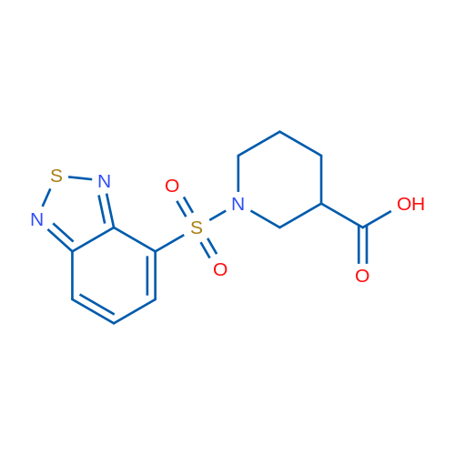 1-(Benzo[c][1,2,5]thiadiazol-4-ylsulfonyl)piperidine-3-carboxylic acid 5g