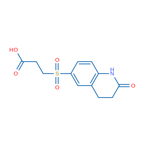 3-((2-Oxo-1,2,3,4-tetrahydroquinolin-6-yl)sulfonyl)propanoic acid 1g