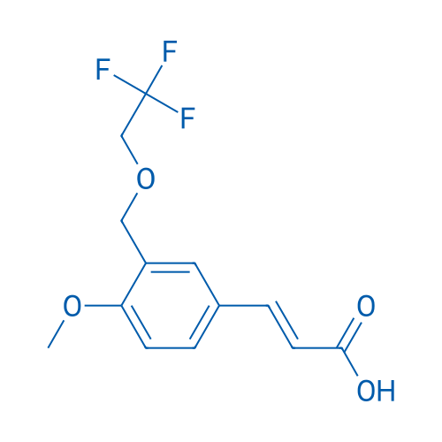 3-(4-Methoxy-3-((2,2,2-trifluoroethoxy)methyl)phenyl)acrylic acid 1g