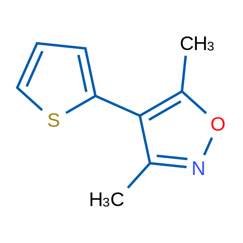 3,5-Dimethyl-4-(thiophen-2-yl)isoxazole 1g