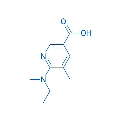6-(Ethyl(methyl)amino)-5-methylnicotinic acid 250mg
