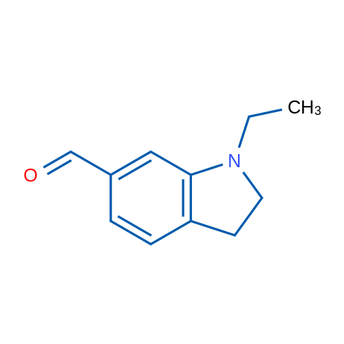 1-Ethyl-2,3-dihydro-1H-indole-6-carbaldehyde 100mg
