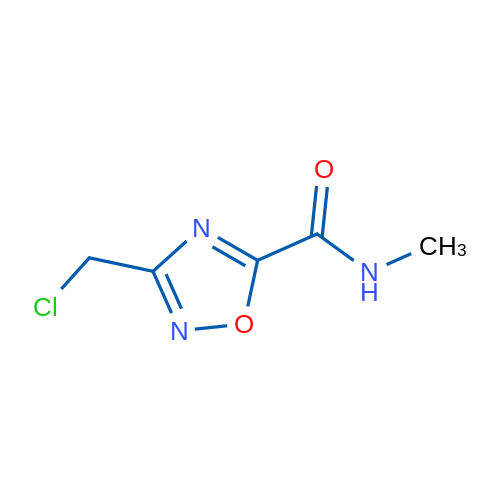3-(Chloromethyl)-N-methyl-1,2,4-oxadiazole-5-carboxamide 250mg