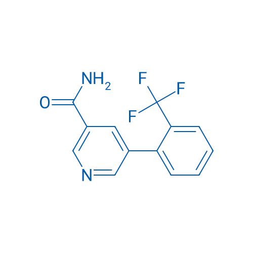5-(2-(Trifluoromethyl)phenyl)nicotinamide 1g