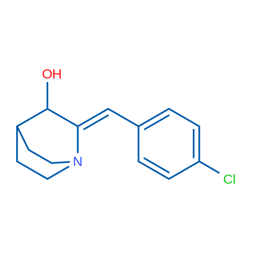 (2Z)-2-[(4-Chlorophenyl)methylidene]-1-azabicyclo[2.2.2]octan-3-ol 1g