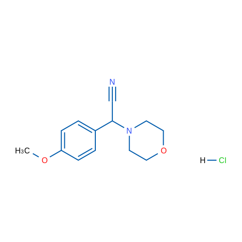 2-(4-Methoxyphenyl)-2-morpholinoacetonitrile hydrochloride 1g