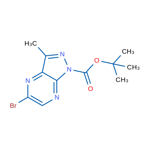 tert-Butyl 5-bromo-3-methyl-1H-pyrazolo[3,4-b]pyrazine-1-carboxylate 1g