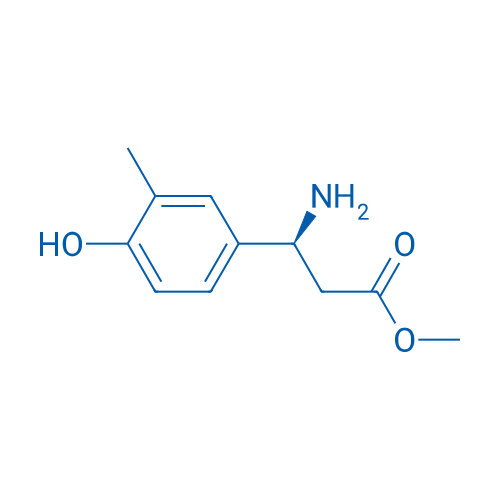 Methyl (3S)-3-amino-3-(4-hydroxy-3-methylphenyl)propanoate 250mg