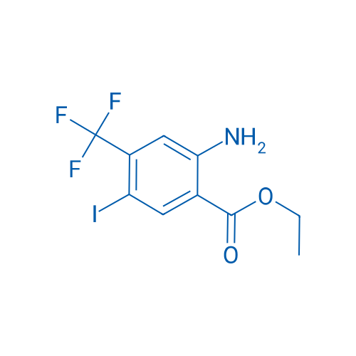 Ethyl 2-amino-5-iodo-4-(trifluoromethyl)benzoate 250mg