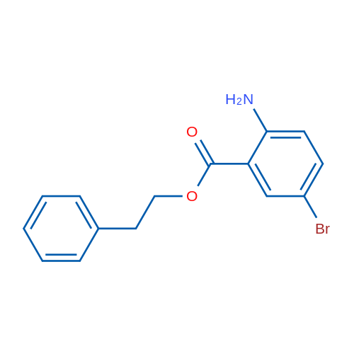 Phenethyl 2-amino-5-bromobenzoate 1g
