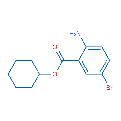 Cyclohexyl 2-amino-5-bromobenzoate 1g