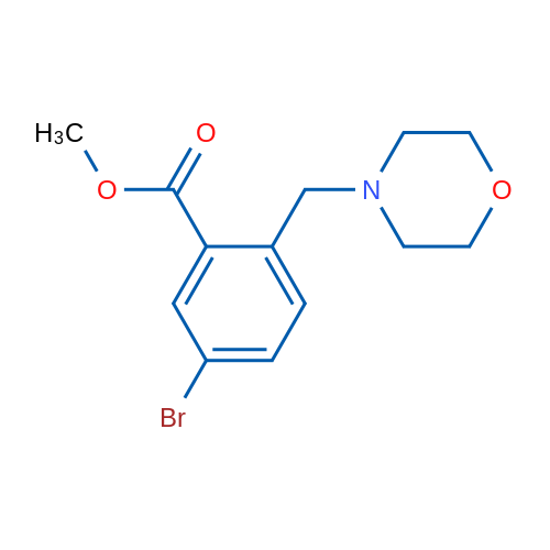 Methyl 5-bromo-2-(morpholinomethyl)benzoate 1g