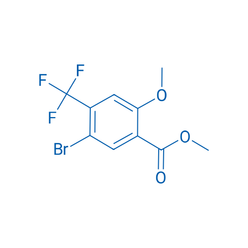 Methyl 5-bromo-2-methoxy-4-(trifluoromethyl)benzoate 250mg