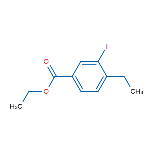 Ethyl 4-ethyl-3-iodobenzoate 1g