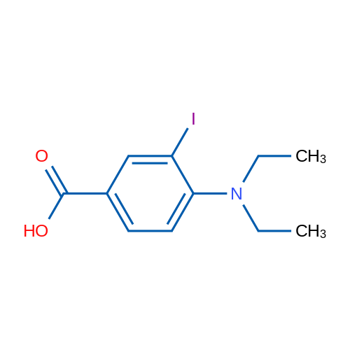 4-(Diethylamino)-3-iodobenzoic acid 1g