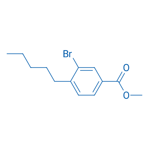 Methyl 3-bromo-4-pentylbenzoate 1g