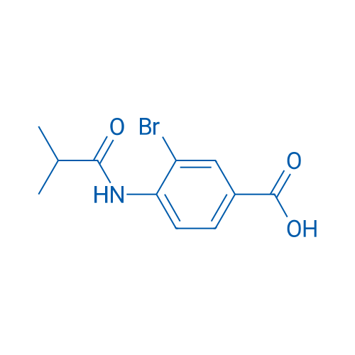 3-Bromo-4-isobutyramidobenzoic acid 1g