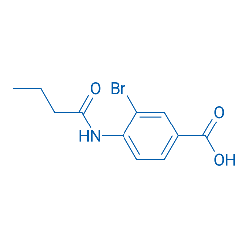 3-Bromo-4-butyramidobenzoic acid 1g