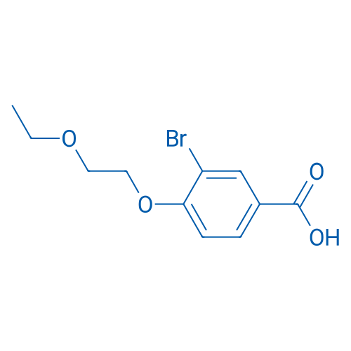 3-Bromo-4-(2-ethoxyethoxy)benzoic acid 1g