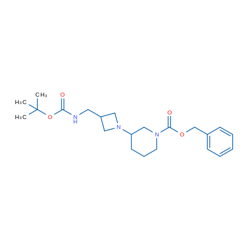 Benzyl 3-(3-(((tert-butoxycarbonyl)amino)methyl)azetidin-1-yl)piperidine-1-carboxylate 1g