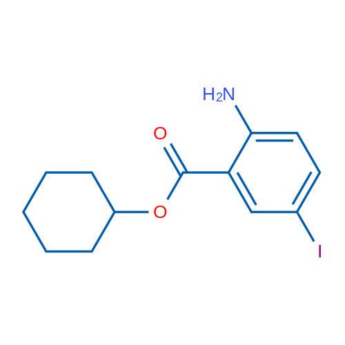 Cyclohexyl 2-amino-5-iodobenzoate 1g