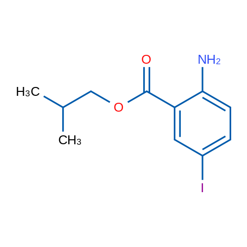 Isobutyl 2-amino-5-iodobenzoate 1g