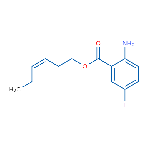 (Z)-Hex-3-en-1-yl 2-amino-5-iodobenzoate 1g