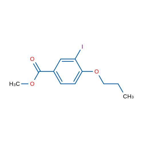 Methyl 3-iodo-4-propoxybenzoate 1g