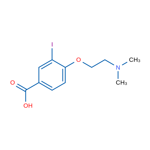 4-(2-(Dimethylamino)ethoxy)-3-iodobenzoic acid 1g