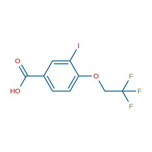 3-Iodo-4-(2,2,2-trifluoroethoxy)benzoic acid 1g