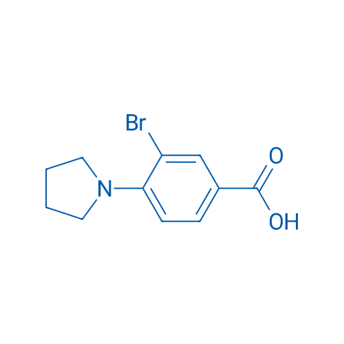 3-Bromo-4-(pyrrolidin-1-yl)benzoic acid 5g