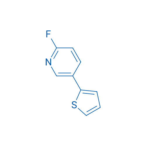 2-Fluoro-5-(thiophen-2-yl)pyridine 1g