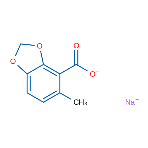 Sodium 5-methylbenzo[d][1,3]dioxole-4-carboxylate 1g
