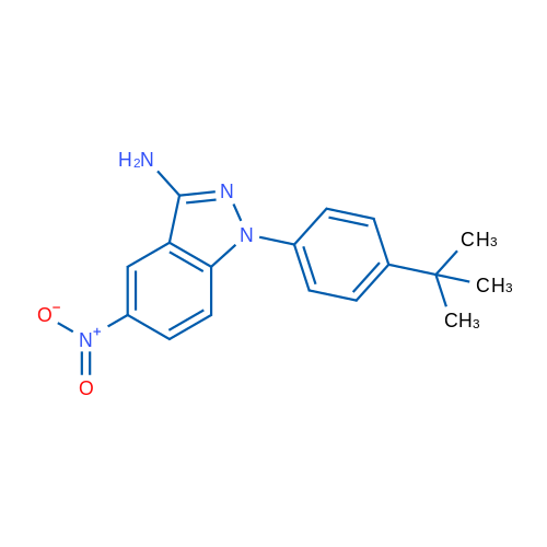 1-(4-(tert-Butyl)phenyl)-5-nitro-1H-indazol-3-amine 1g