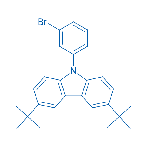 9-(3-Bromophenyl)-3,6-di-tert-butyl-9H-carbazole 250mg