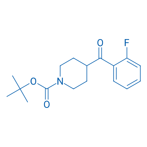tert-Butyl 4-(2-fluorobenzoyl)piperidine-1-carboxylate 250mg