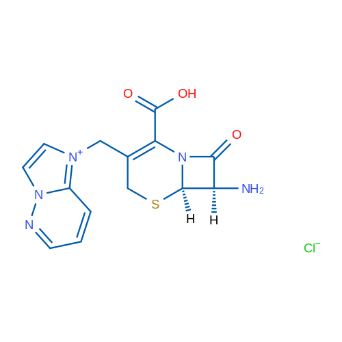 1-(((6R,7R)-7-Amino-2-carboxy-8-oxo-5-thia-1-azabicyclo[4.2.0]oct-2-en-3-yl)methyl)imidazo[1,2-b]pyridazin-1-ium chloride 1g