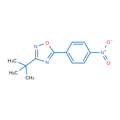 3-(tert-Butyl)-5-(4-nitrophenyl)-1,2,4-oxadiazole 1g