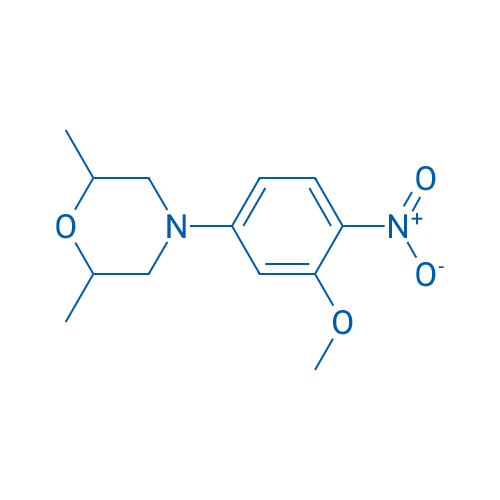 4-(3-Methoxy-4-nitrophenyl)-2,6-dimethylmorpholine 5g