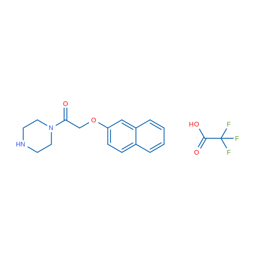 2-(Naphthalen-2-yloxy)-1-(piperazin-1-yl)ethanone 2,2,2-trifluoroacetate 1g