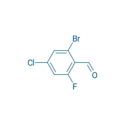 2-Bromo-4-chloro-6-fluorobenzaldehyde 1g