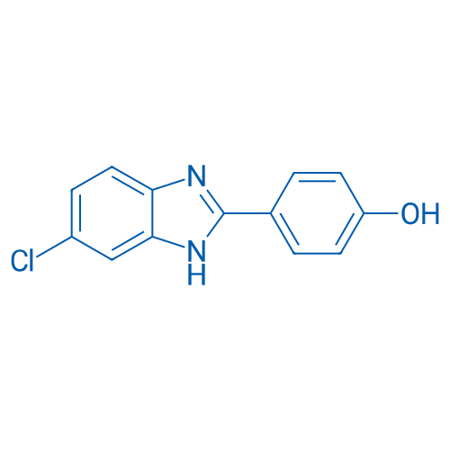 4-(6-Chloro-1H-benzo[d]imidazol-2-yl)phenol 100mg