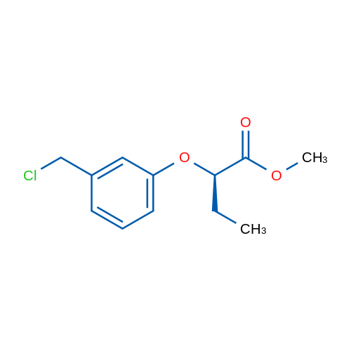 (R)-Methyl 2-(3-(chloromethyl)phenoxy)butanoate 1g