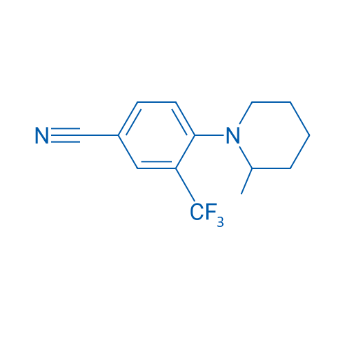 4-(2-Methylpiperidin-1-yl)-3-(trifluoromethyl)benzonitrile 1g