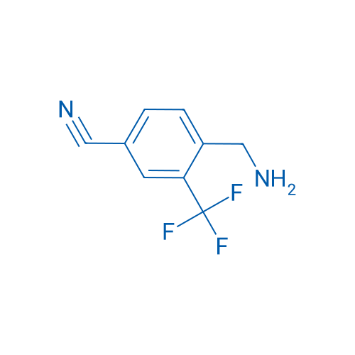 4-(Aminomethyl)-3-(trifluoromethyl)benzonitrile 100mg