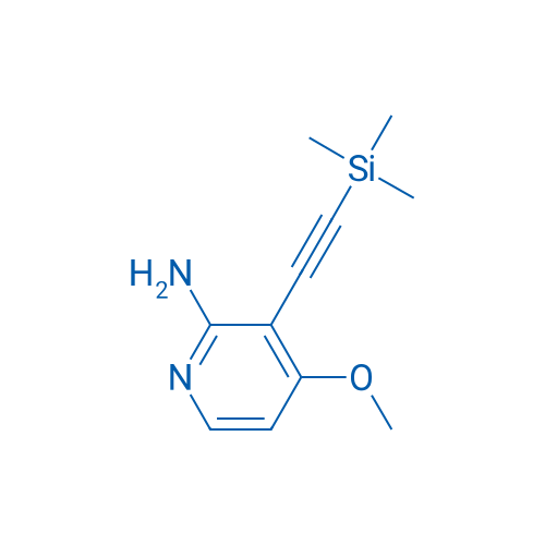 4-Methoxy-3-((trimethylsilyl)ethynyl)pyridin-2-amine 250mg