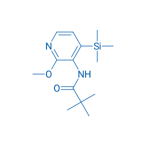N-(2-Methoxy-4-(trimethylsilyl)pyridin-3-yl)pivalamide 250mg