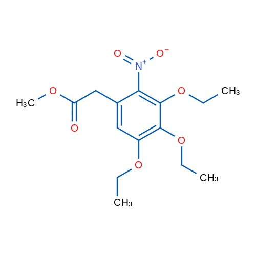 Methyl 2-(3,4,5-triethoxy-2-nitrophenyl)acetate 1g