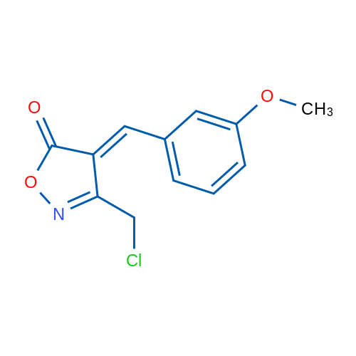 3-(Chloromethyl)-4-(3-methoxybenzylidene)isoxazol-5(4H)-one 5g